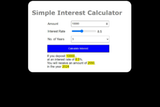 Loan Interest Calculator